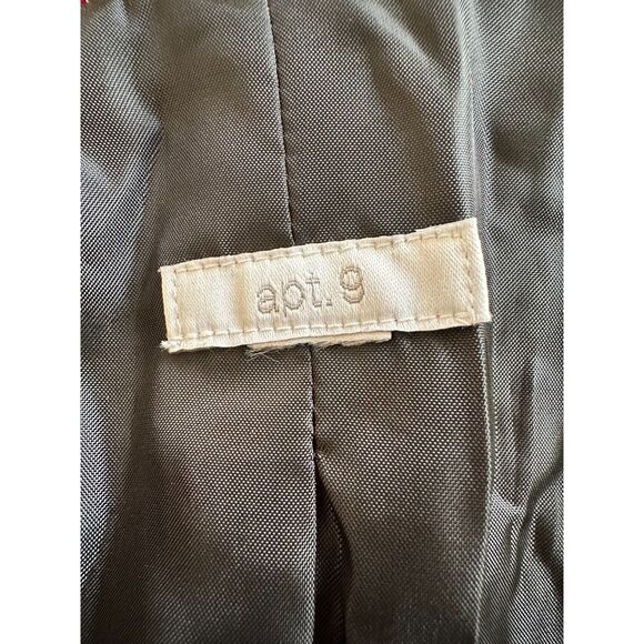 Vintage Y2k Apt. 9 Red and Black Damask Pattern Blazer Goth Suit Jacket size XS - Picture 3 of 11